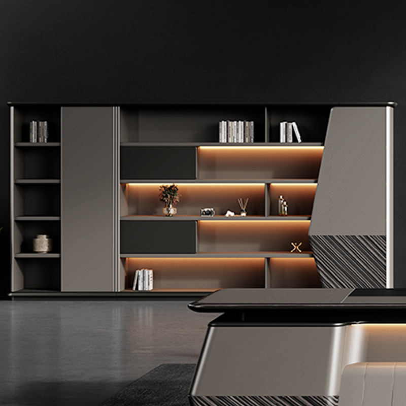 Painel Luxo Modelo DBT006-estilo Gerente Mesa Executiva Única, Presidente\\Grande mesa de escritório com conjunto de cadeiras, mesa Boss